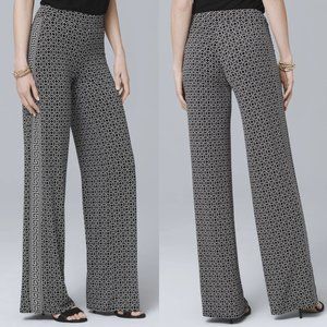 NWT WHBM Black & White Loose Fitting Hippie Pants